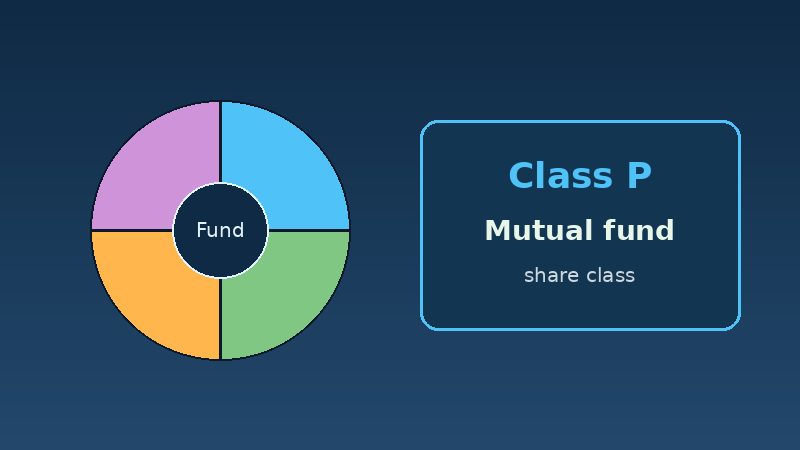 Diagram of mutual fund share classes including Class P
