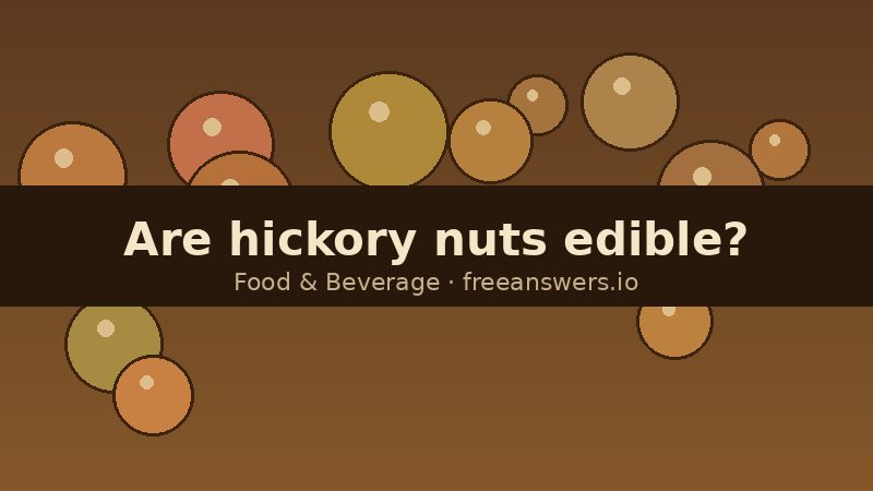 Illustration representing hickory nuts
