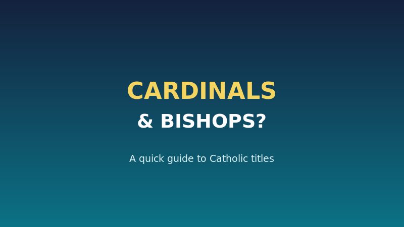 Illustration about cardinals and bishops