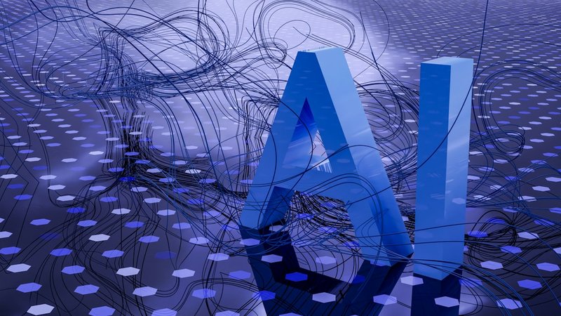 Abstract illustration related to enterprise AI and reasoning models