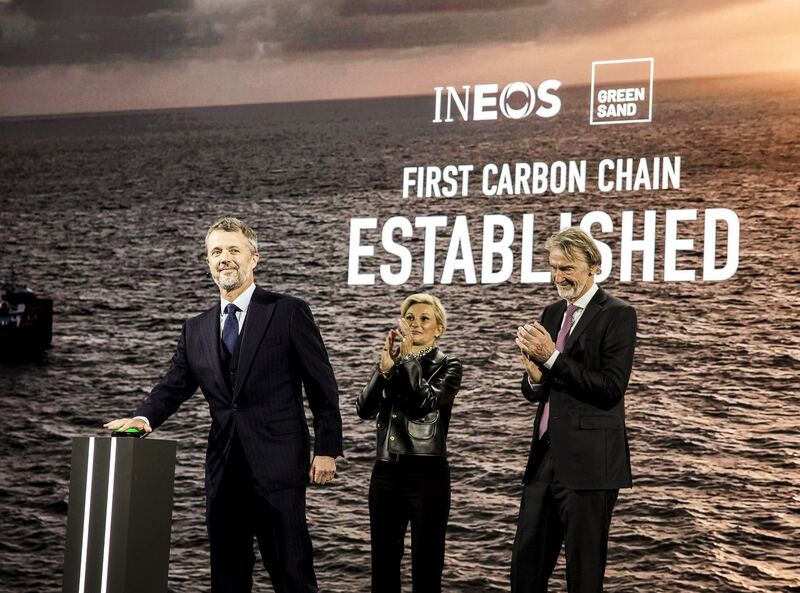 Offshore carbon capture and storage represented by the Greensand project in Denmark