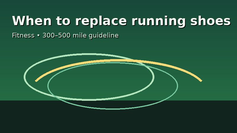 Illustration about when to replace running shoes for fitness training