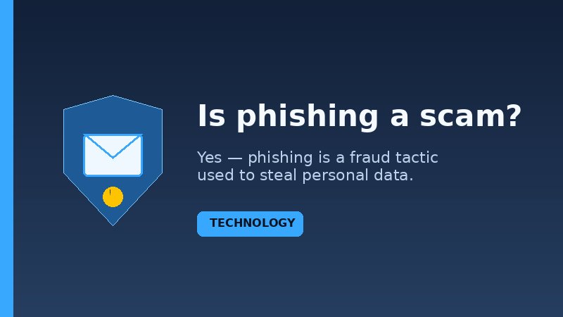 Illustration about whether phishing is a scam