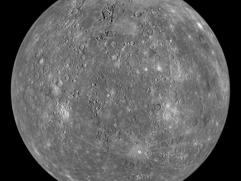 NASA image of planet Mercury