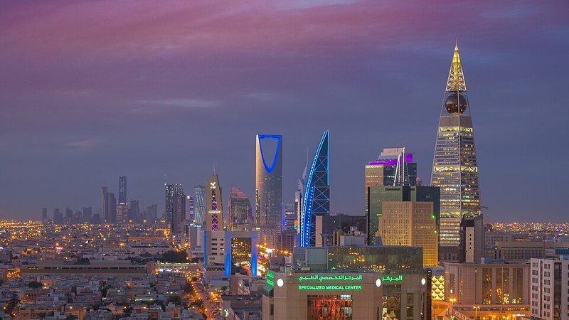Skyline of Riyadh, Saudi Arabia