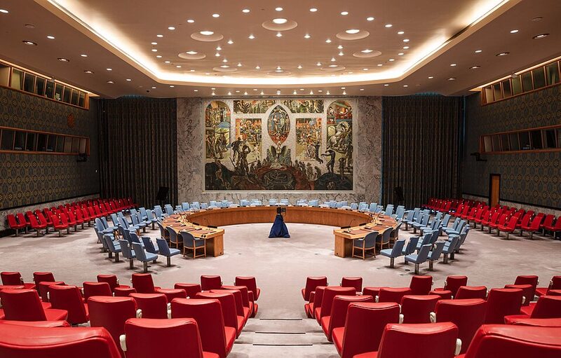 United Nations Security Council chamber in New York
