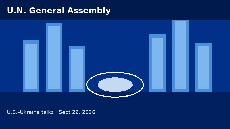 Abstract illustration of United Nations meeting halls