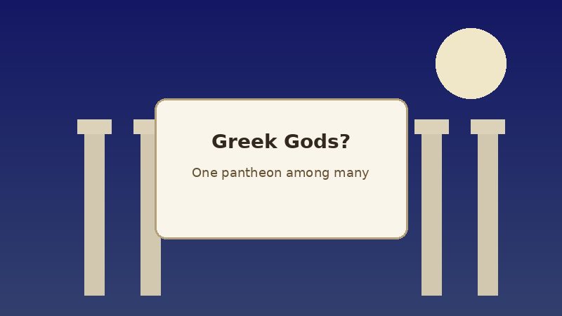 Illustration about Greek mythology and world pantheons