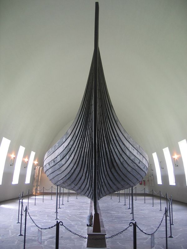 The Gokstad Viking ship at the Viking Ship Museum in Oslo