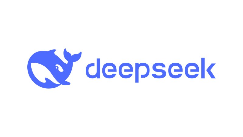 DeepSeek logo, a blue whale icon next to the lowercase word deepseek, representing the DeepSeek V4.1 Flash model