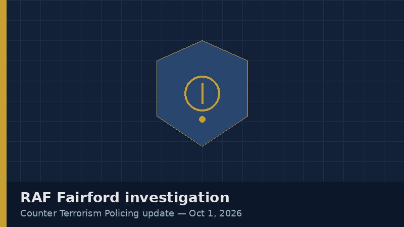 Abstract illustration for RAF Fairford counter-terrorism investigation