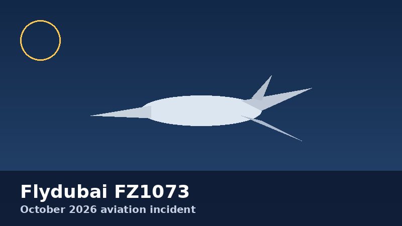 Illustration related to Flydubai flight FZ1073 aviation incident