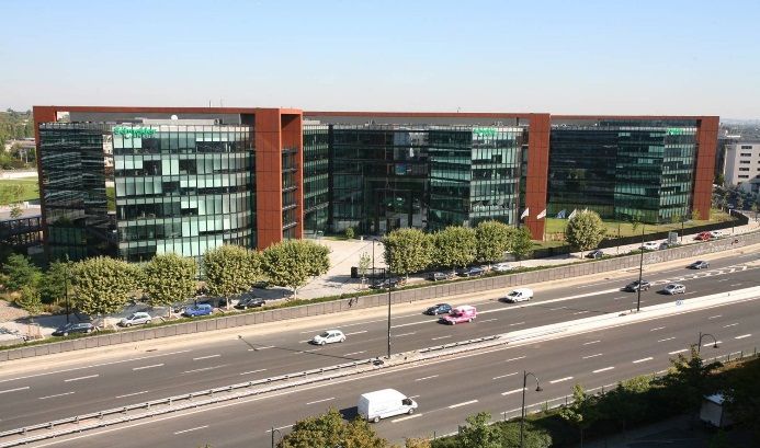 Schneider Electric headquarters building in Rueil-Malmaison, France