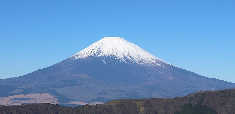 Mount Fuji viewed from Owakudani