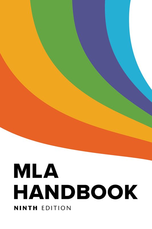Cover of the MLA Handbook, ninth edition