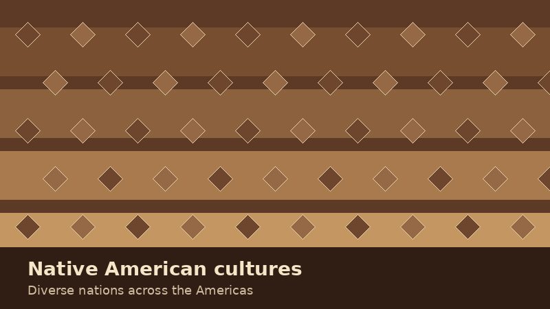 What are some Native American cultures?