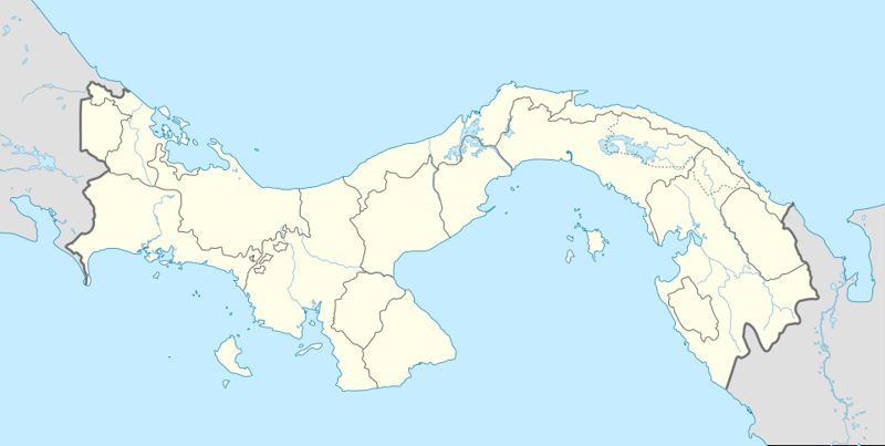 Location map of Panama