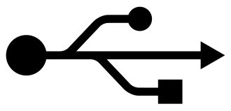 USB trident logo icon