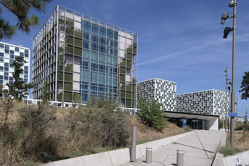 International Criminal Court building in The Hague, Netherlands