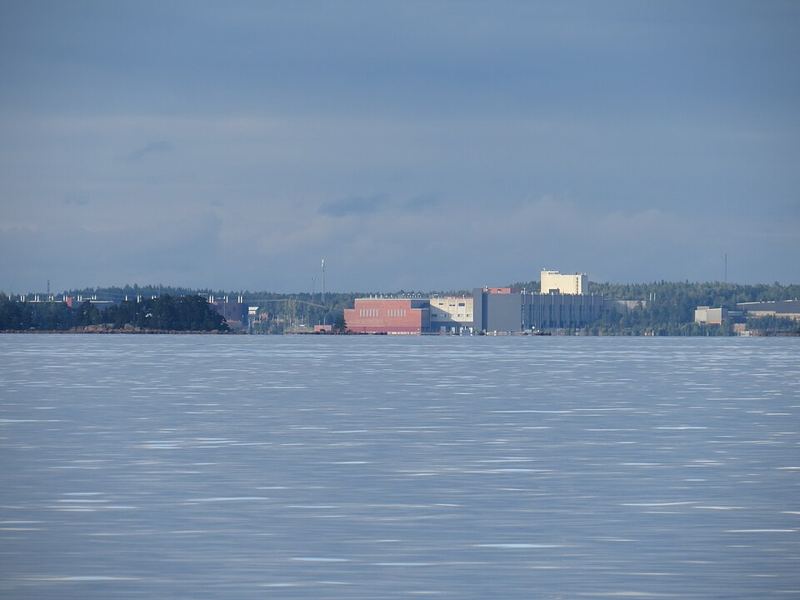 Google data centre buildings on the waterfront in Hamina, Finland
